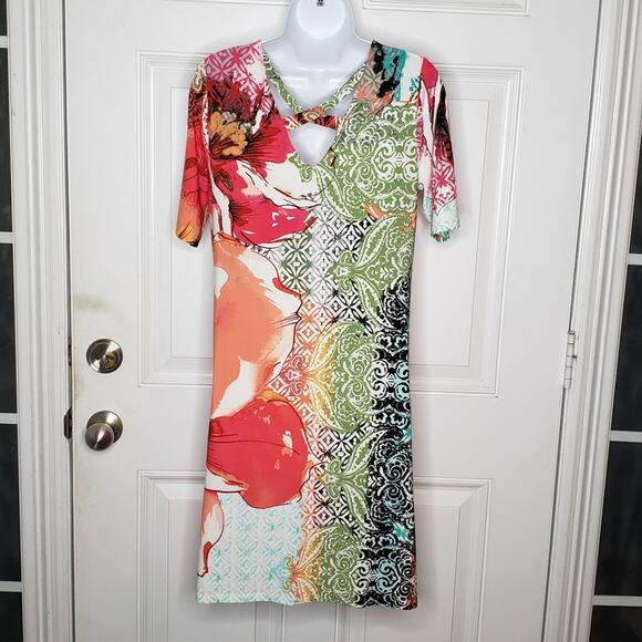 Chico's Multi Print Dress NWOT - Picture 3 of 9